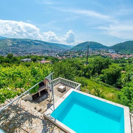 Perfect View Of Mostar - With Swimming Pool Exterior photo