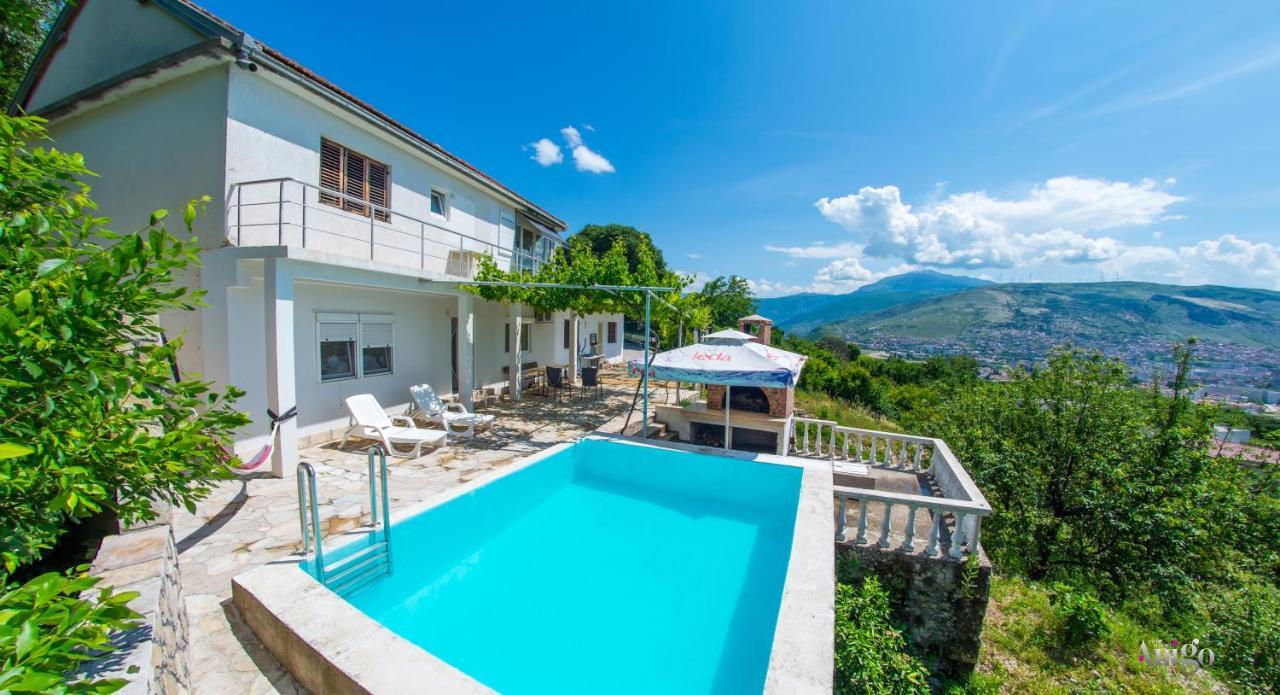 Perfect View Of Mostar - With Swimming Pool Exterior photo