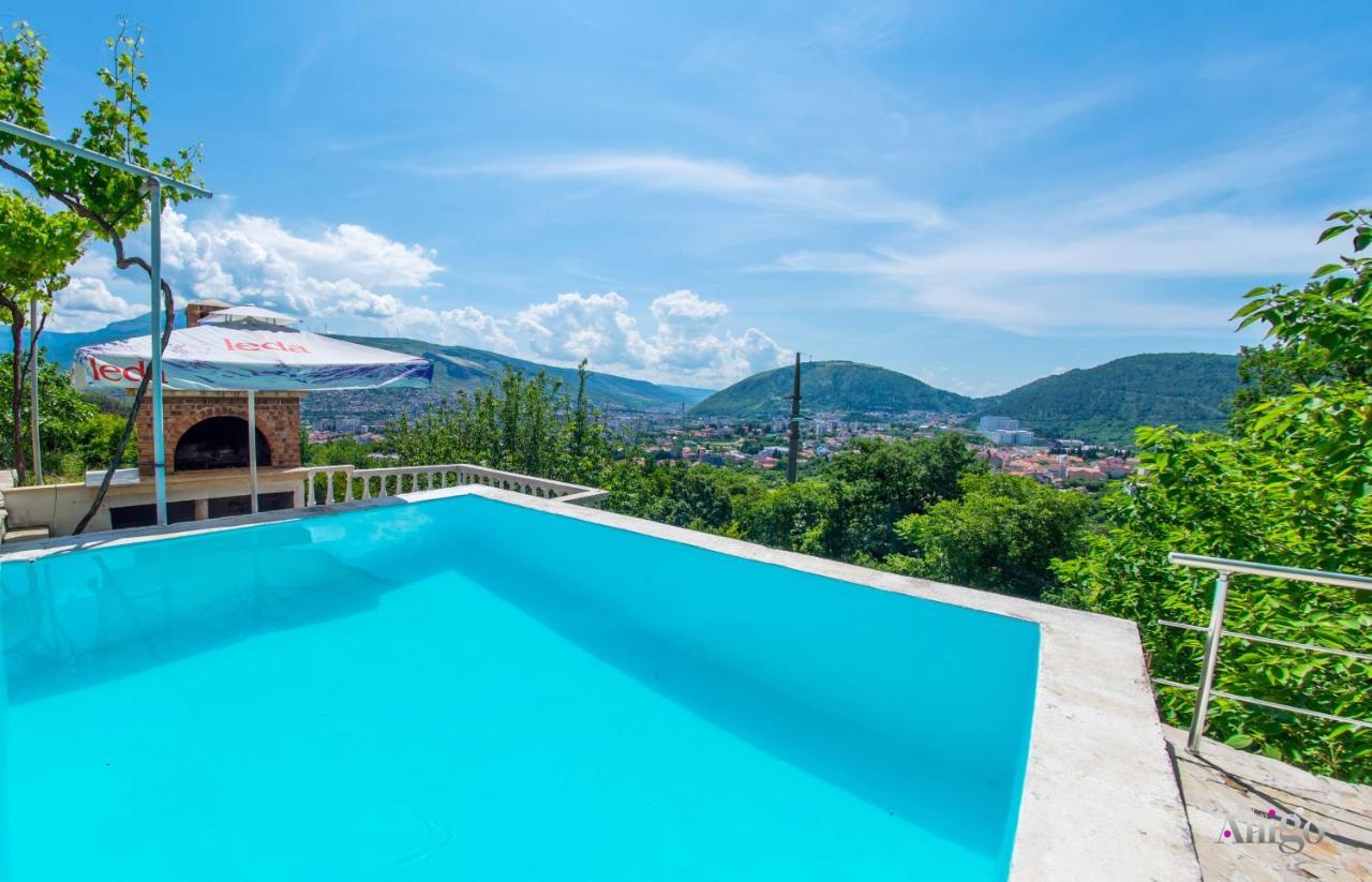 Perfect View Of Mostar - With Swimming Pool Exterior photo