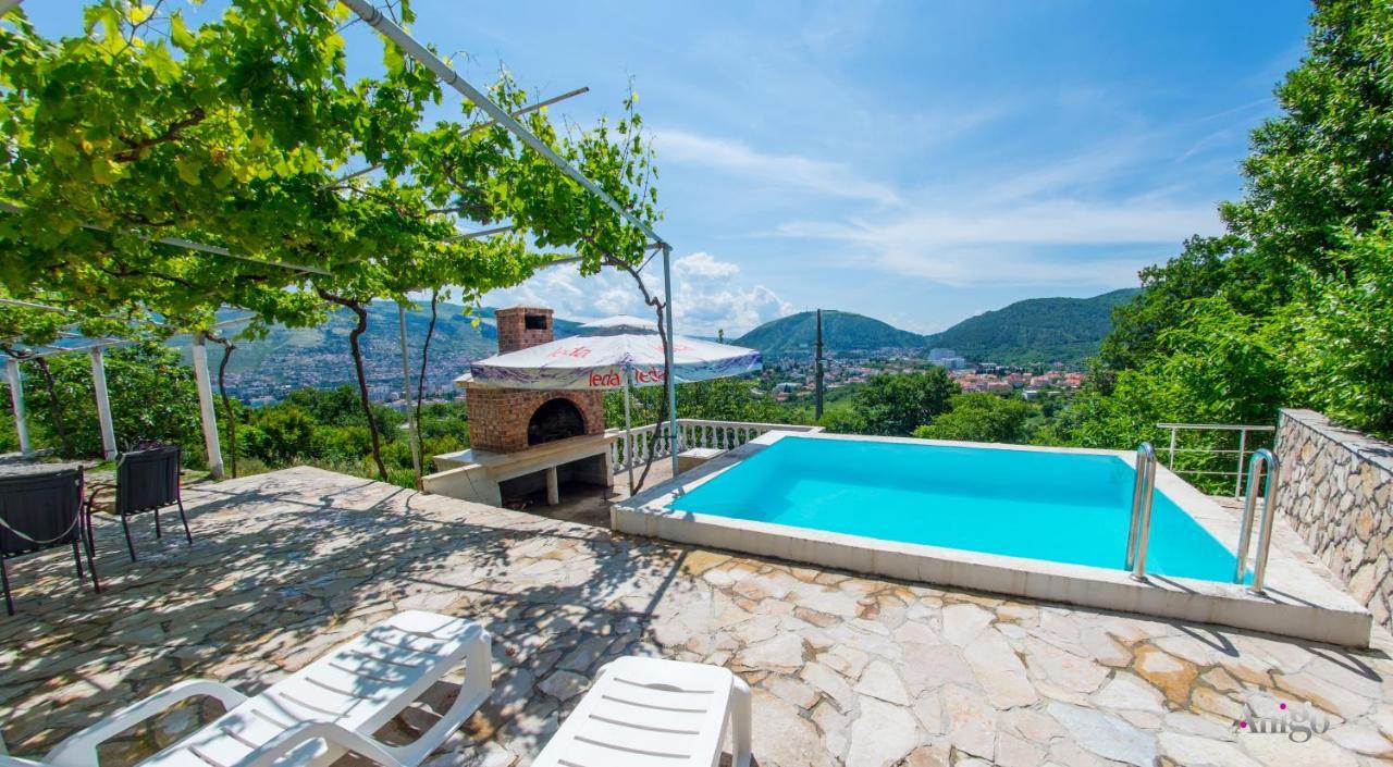 Perfect View Of Mostar - With Swimming Pool Exterior photo