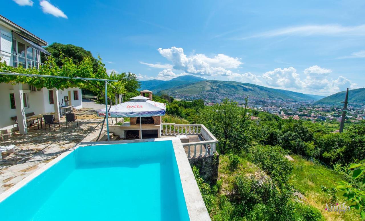 Perfect View Of Mostar - With Swimming Pool Exterior photo