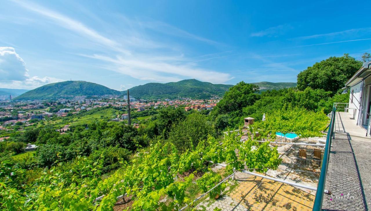Perfect View Of Mostar - With Swimming Pool Exterior photo